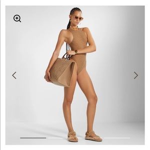 FENDI X SKIMS HIGH NECK BODYSUIT